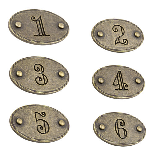 Sumner Street Home Hardware Drawer Number Plates & Reviews Wayfair